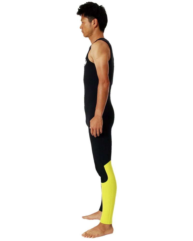 K.イエロー：180cm/67kg(Lサイズ着用)