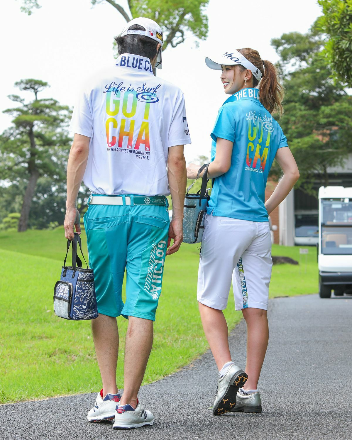 ターコイズ：180cm67kg(Lサイズ着用)