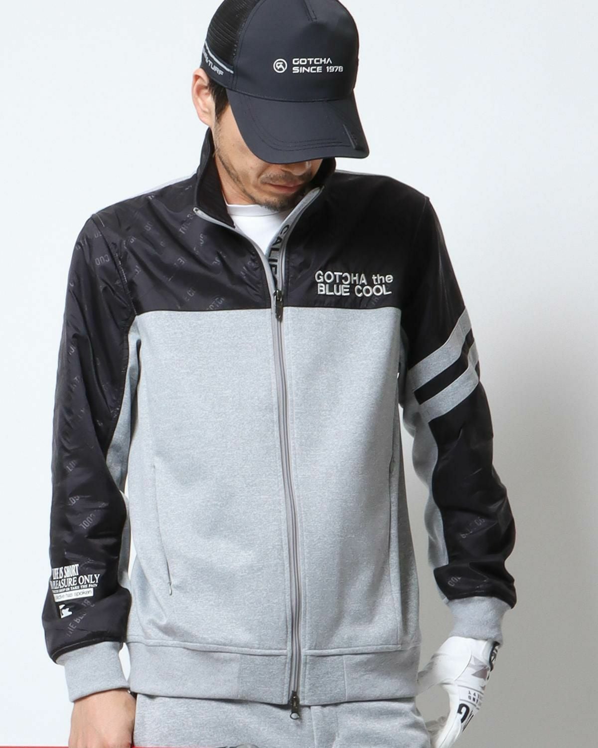 GOTCHA GOLF] 撥水 ポンチ ナイロン 切替 ジャケット | PEET ONLINE STORE