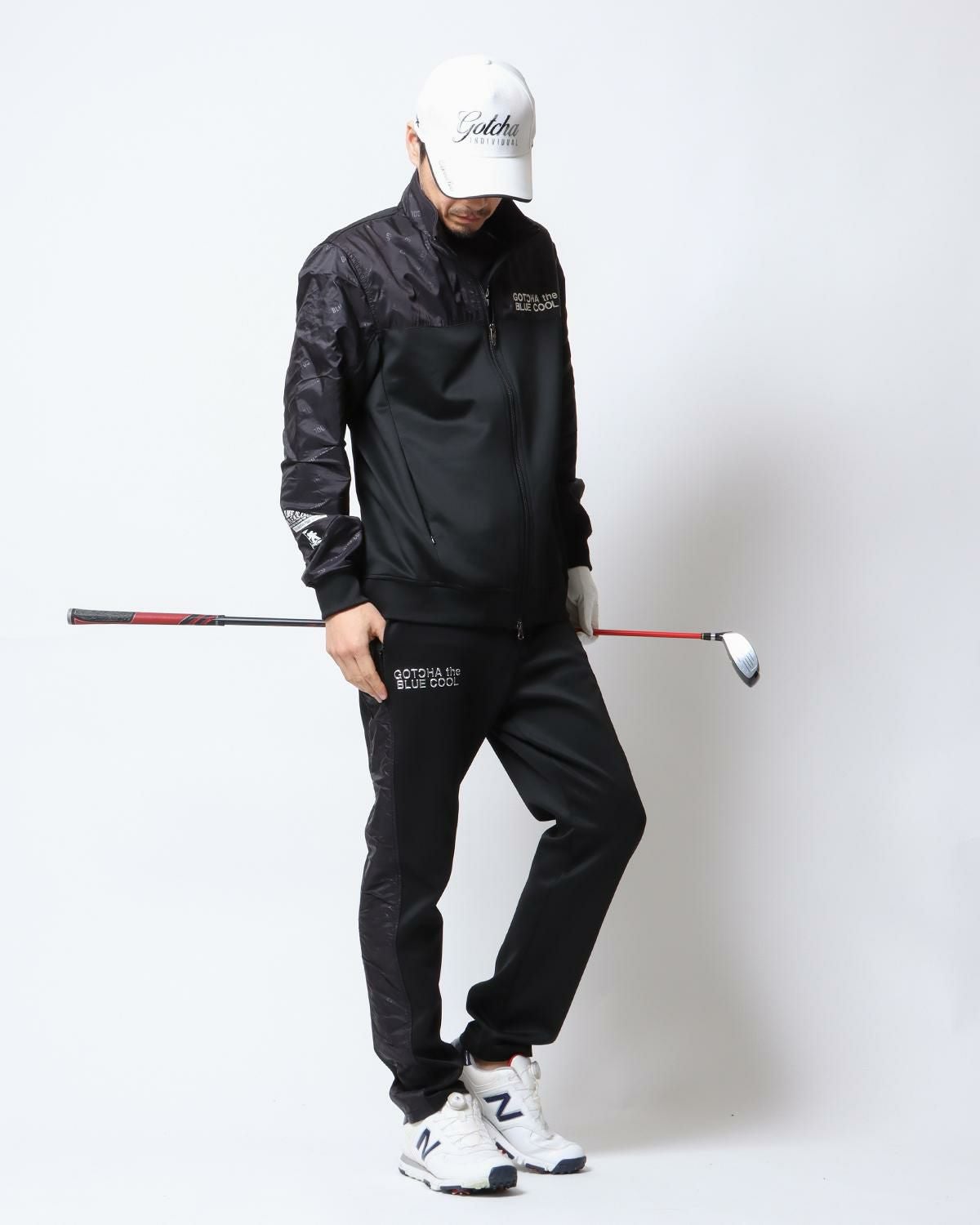 GOTCHA GOLF] 撥水 ポンチ ナイロン 切替 ジャケット | PEET ONLINE STORE