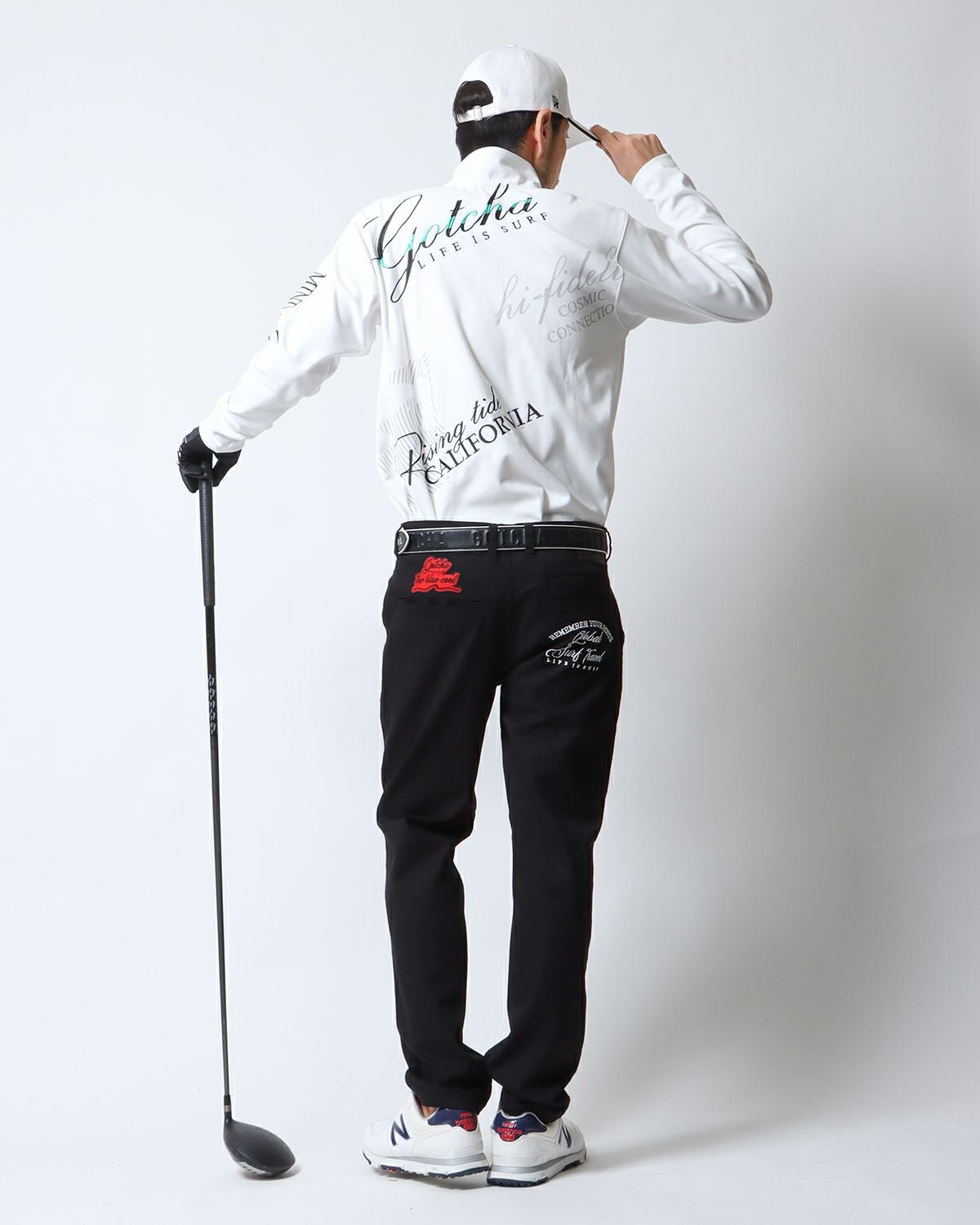 GOTCHA GOLF] 2トーン ハーフジップ ロング ポロ | PEET ONLINE STORE