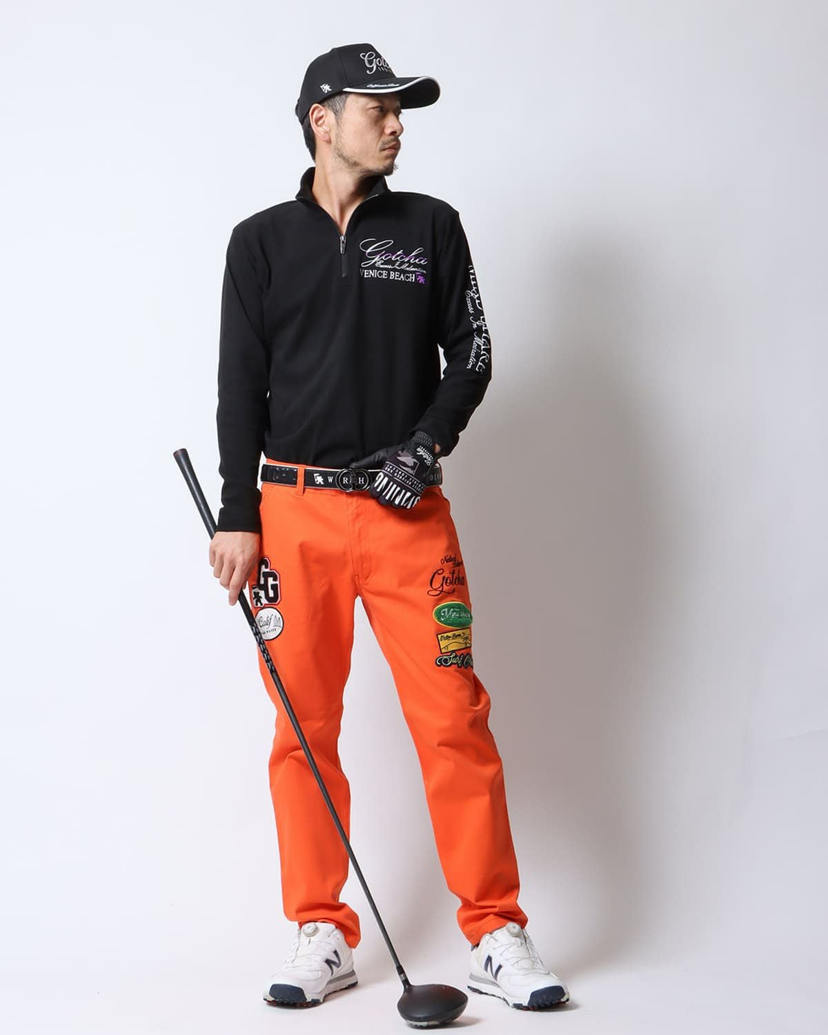 GOTCHA GOLF] 2トーン ハーフジップ ロング ポロ | PEET ONLINE STORE