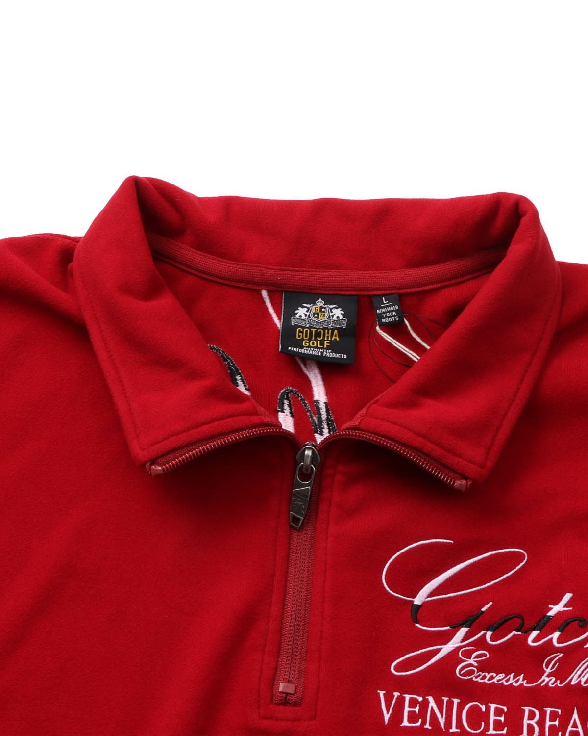 GOTCHA GOLF] 2トーン ハーフジップ ロング ポロ | PEET ONLINE STORE
