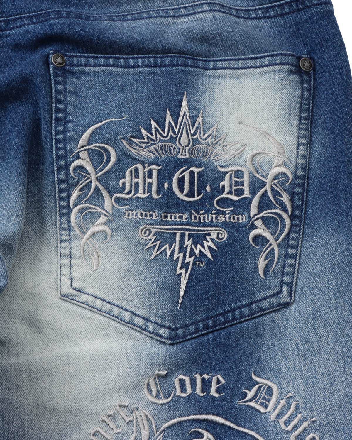 MCD] ストレッチ バック トライバル 刺繍 デニムパンツ | PEET ONLINE
