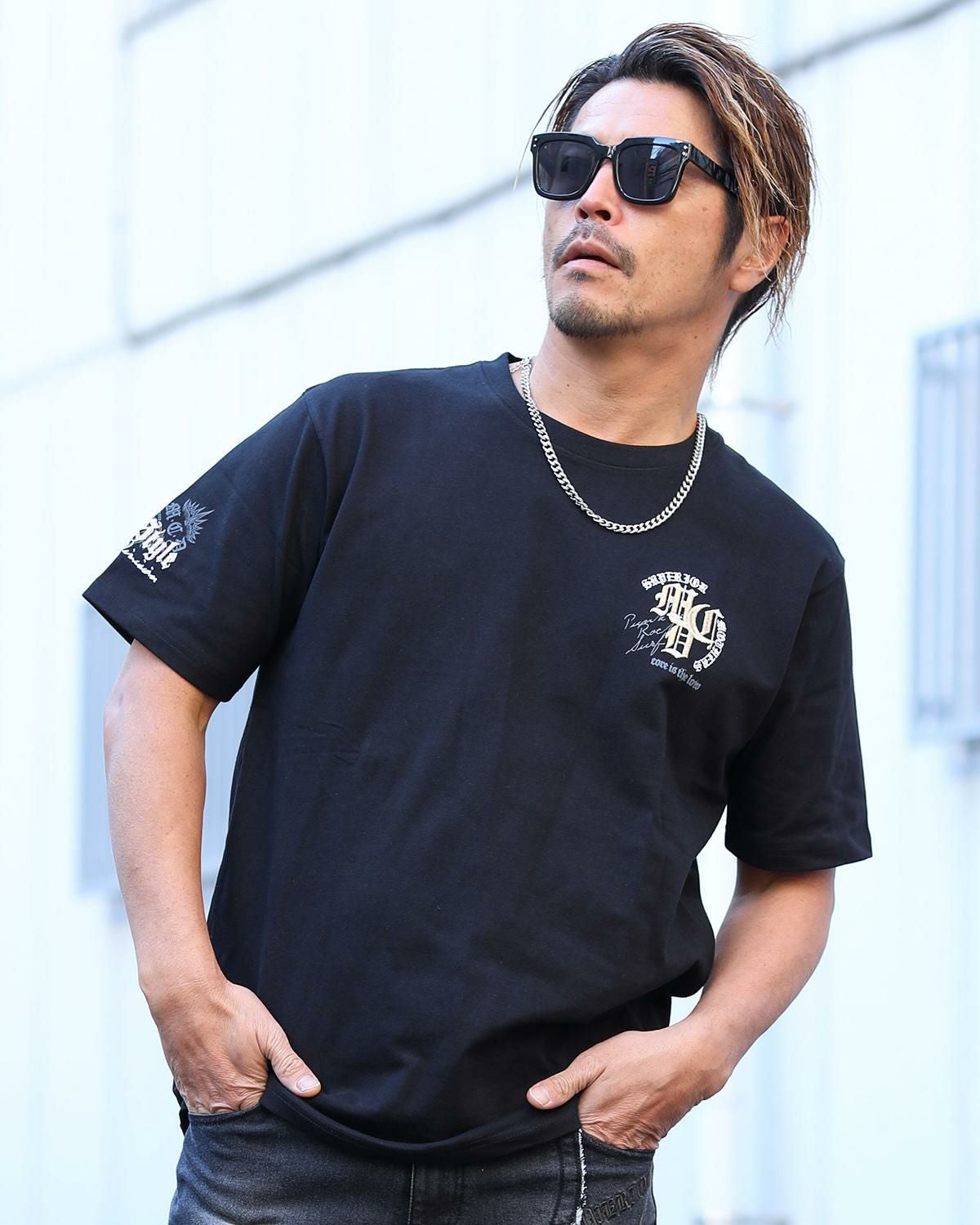 MCD] バック ドラゴン 刺繍 Tシャツ | PEET ONLINE STORE