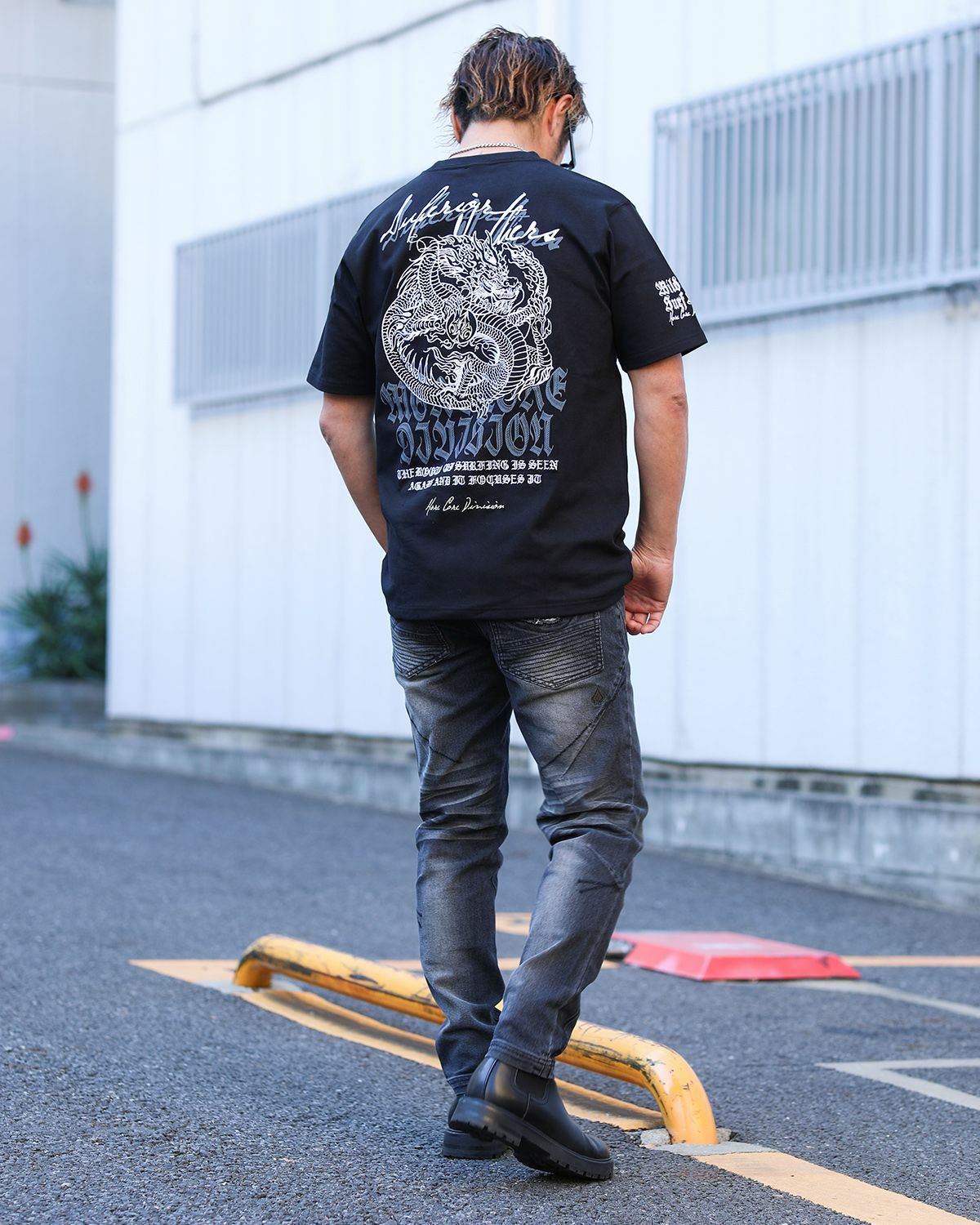 MCD] バック ドラゴン 刺繍 Tシャツ | PEET ONLINE STORE