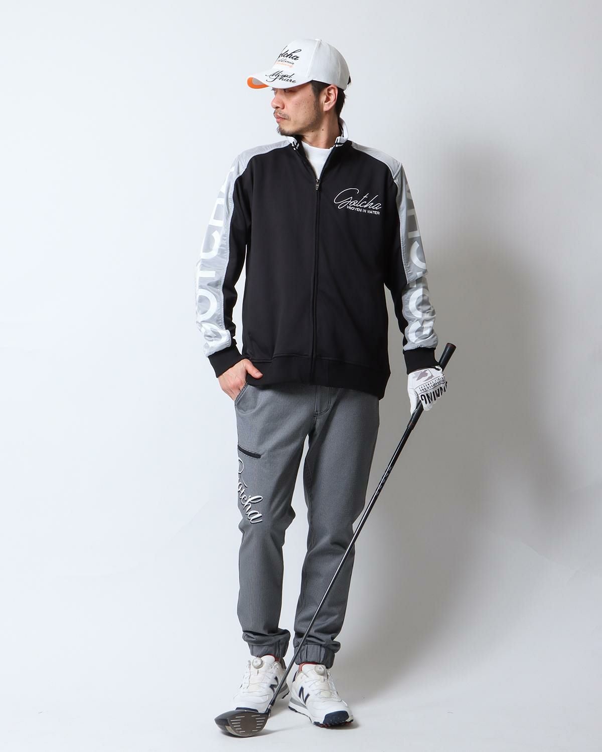 GOTCHA GOLF ガッチャゴルフ ジップ ポリエステル ジャケット L GOTCHA GOLF] バイカラー レイン ジャケット | PEET ONLINE STORE