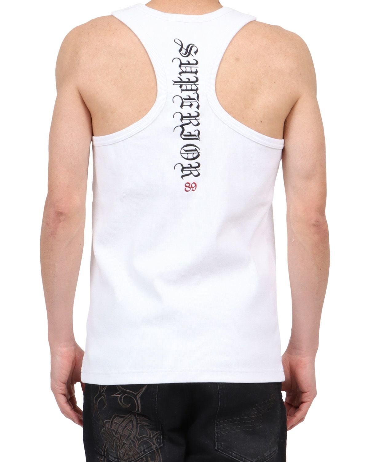 ホワイト：180cm67kg(Lサイズ着用)