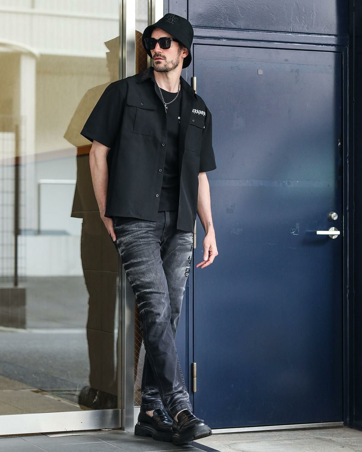 ブラック：186cm(Lサイズ着用)