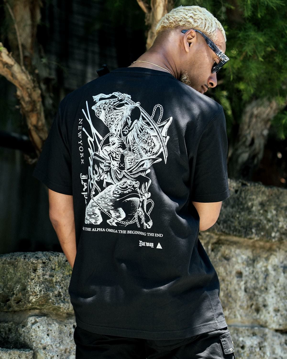 美品 斎藤工 FC限定 セルフポートレートTシャツ M サクライロ 狐火 Karl Kani] JAPAN加工 SAMURAI-Tシャツ | PEET ONLINE STORE