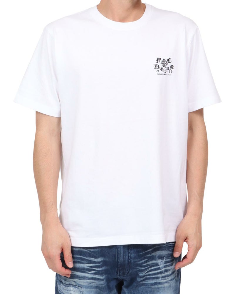 ホワイト：180cm67kg(Lサイズ着用)