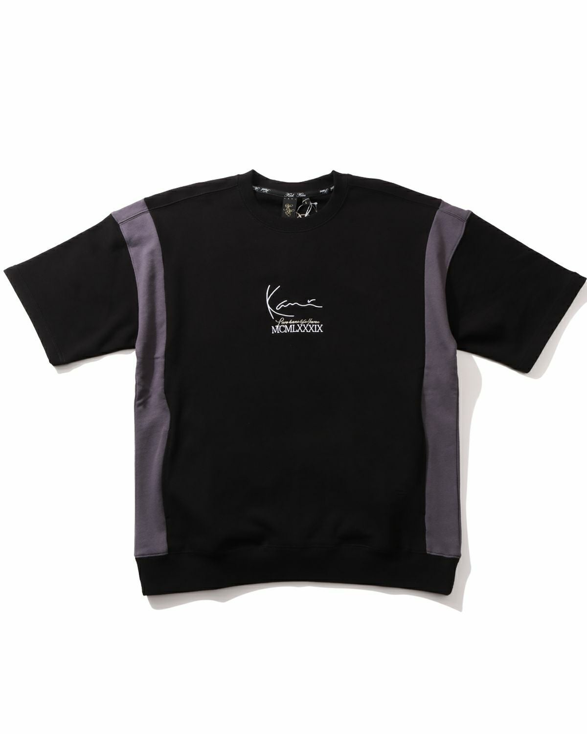Karl Kani] ダンボールニット シャイニーロゴ ジップパーカー | PEET
