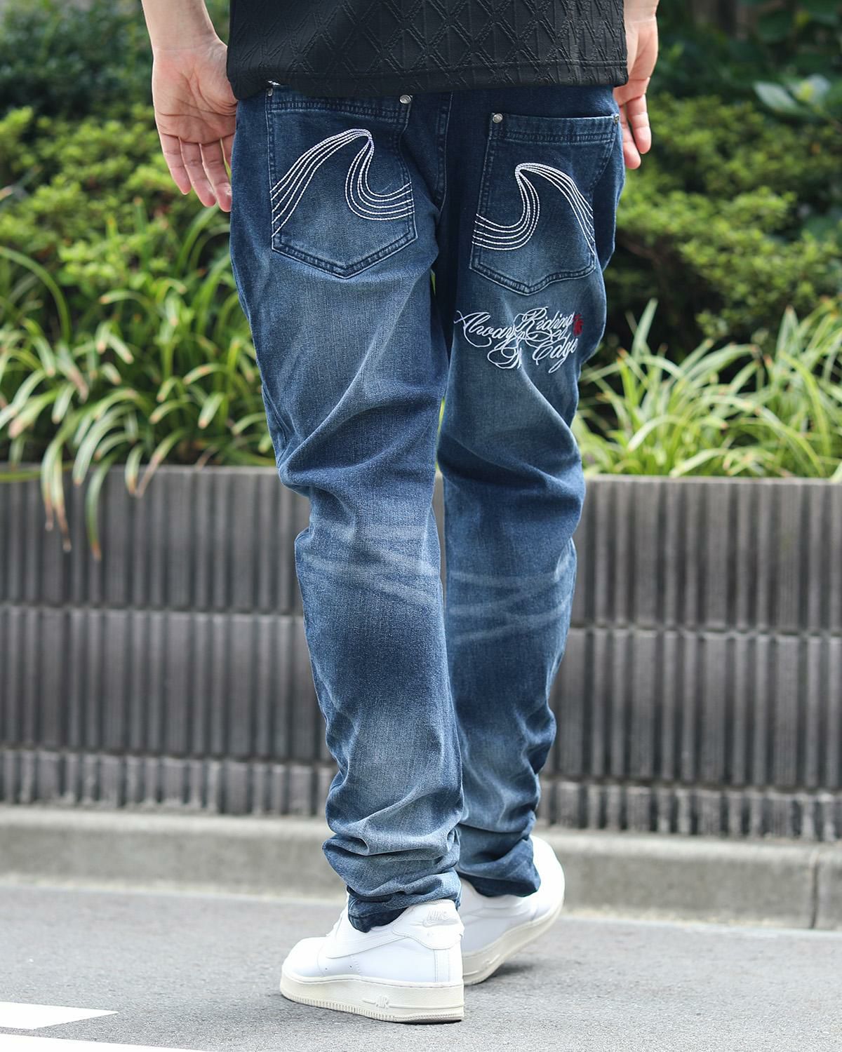 GOTCHA] ストレッチ バナナ デニムパンツ | PEET ONLINE STORE