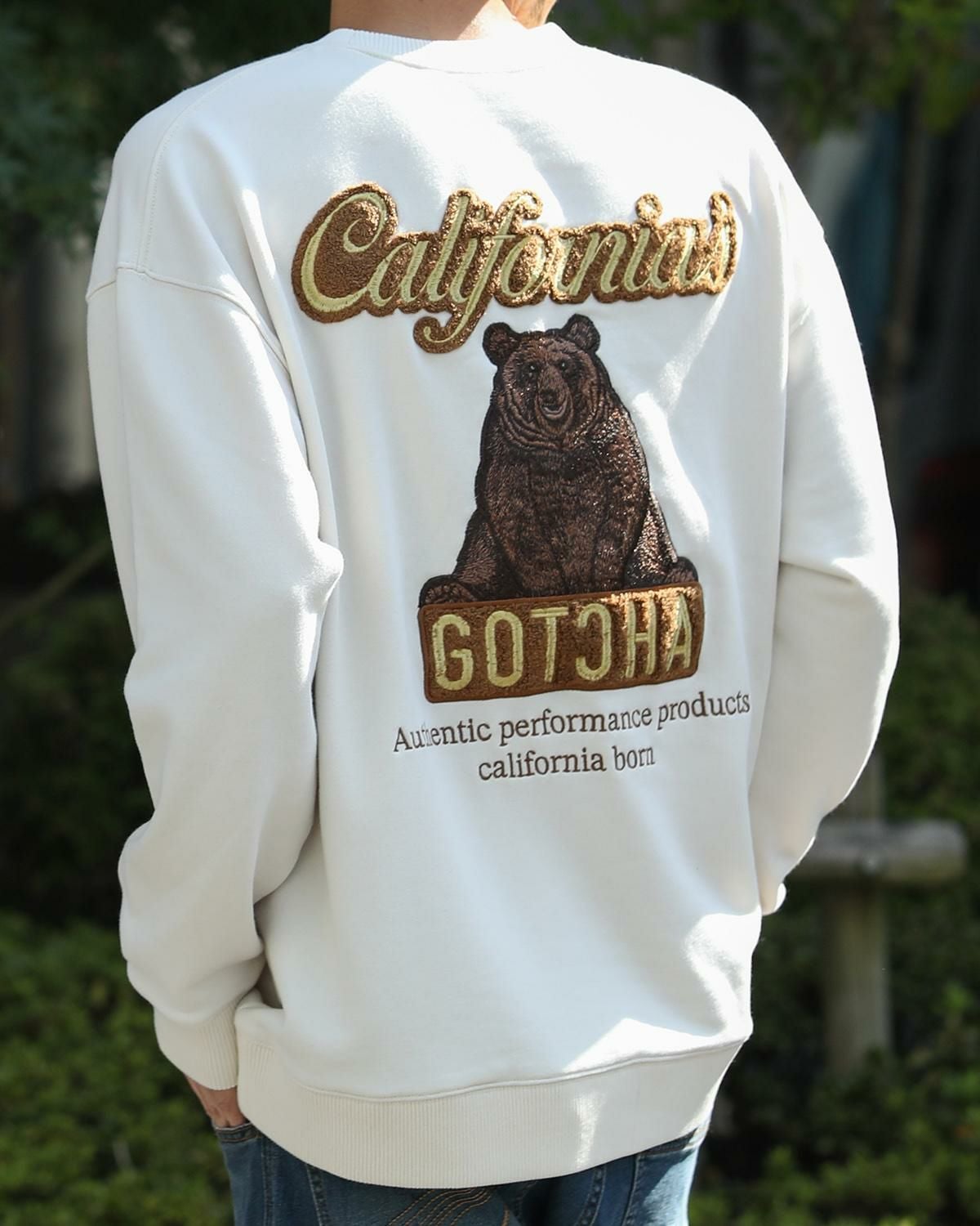 GOTCHA] ビッグ ベア ワッペン トレーナー | PEET ONLINE STORE