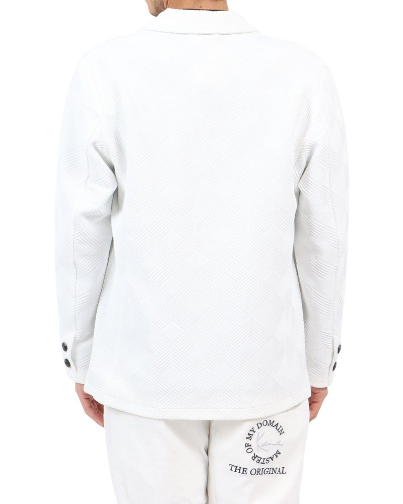 ホワイト：180cm67kg(Lサイズ着用)