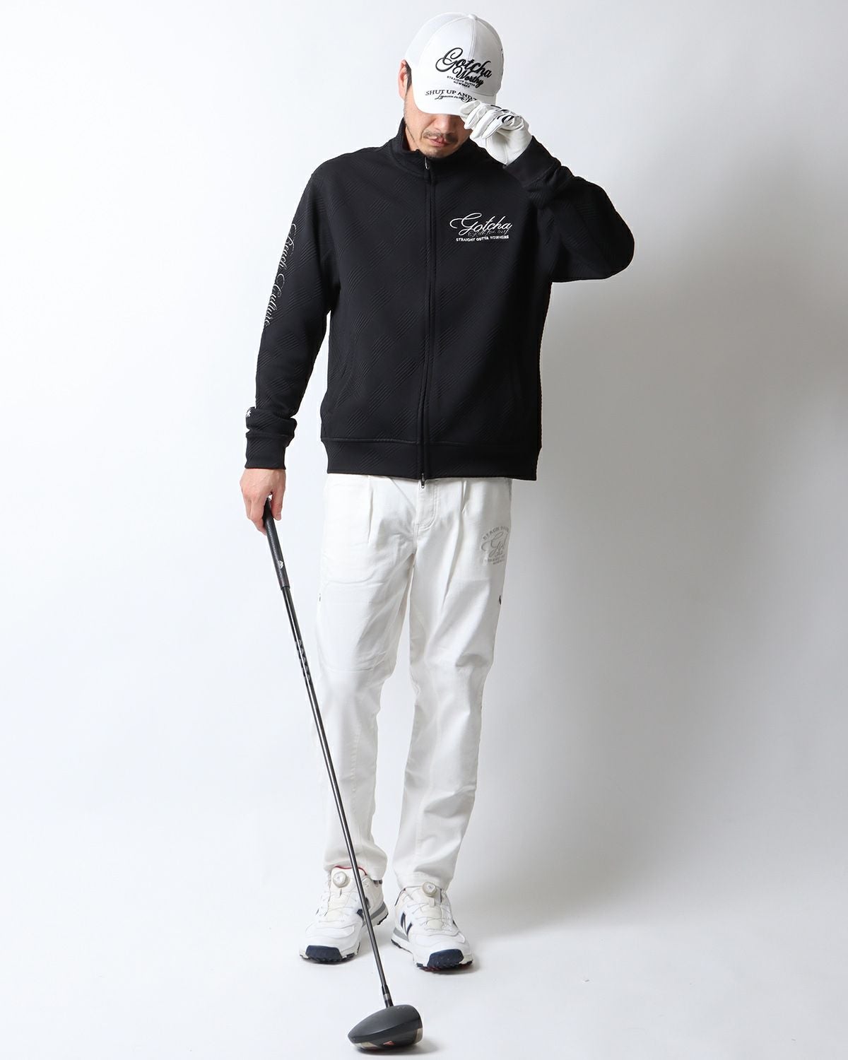 GOTCHA GOLF] ジャカード スタンド ジップ ジャケット | PEET ONLINE STORE