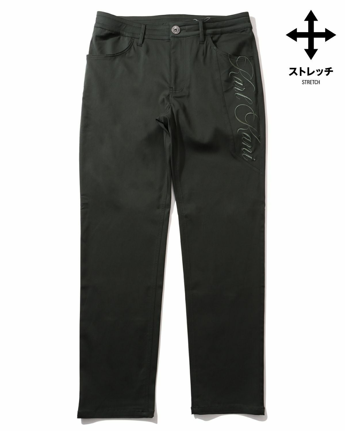 Karl Kani GOLF] ストレッチ ワントーン ベーシック ロングパンツ