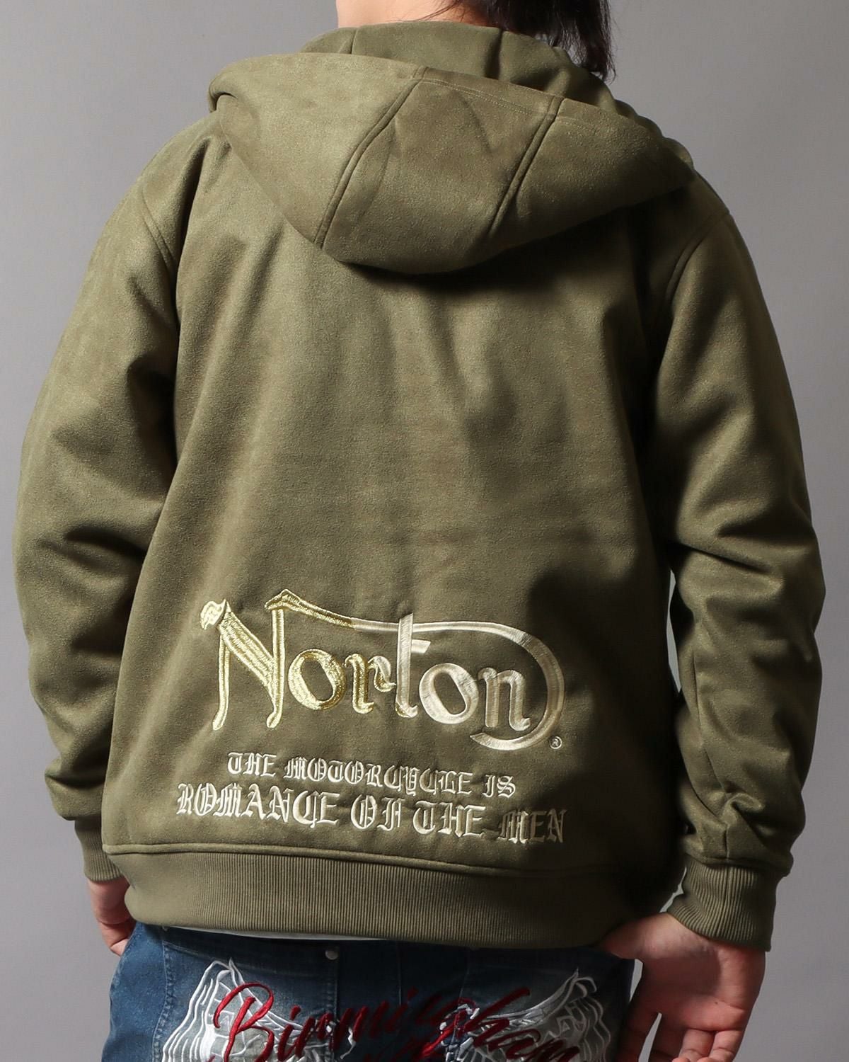 Norton] 裏ボア モイスト スウェード ジップパーカー | PEET ONLINE STORE
