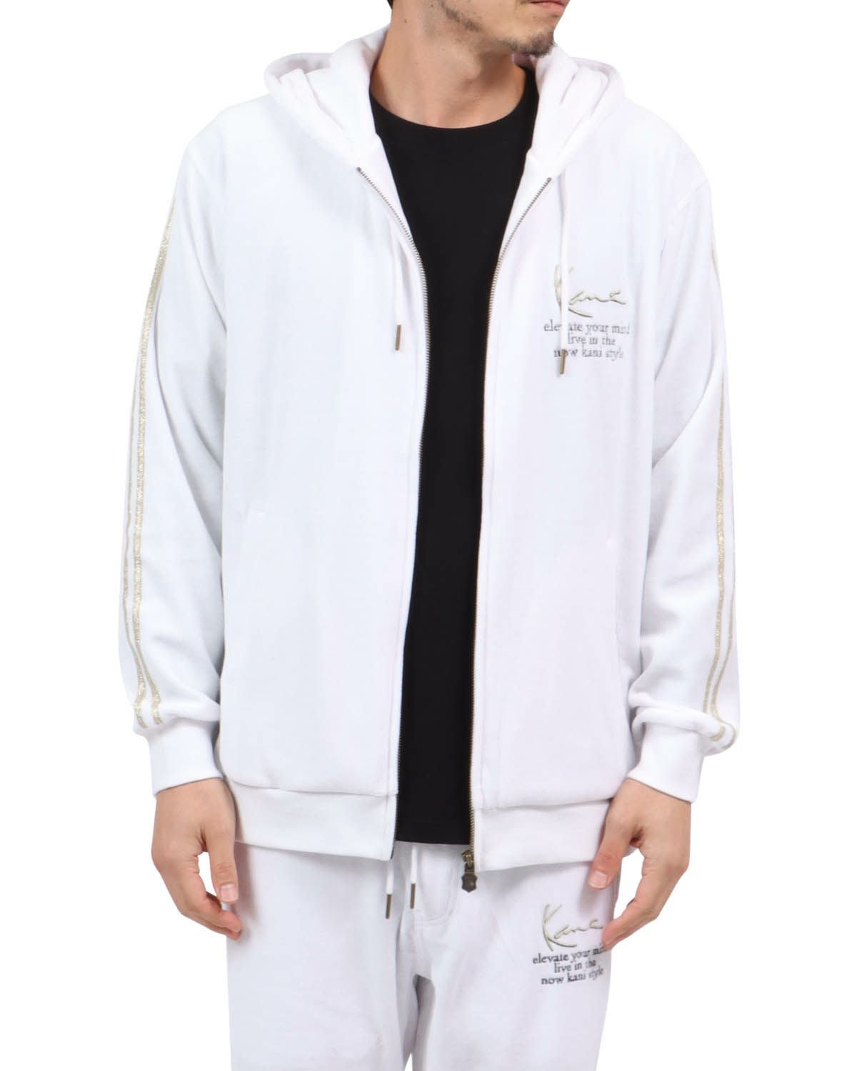 XL カールカナイ　ロゴプレート　プルオーバー　パーカー Karl Kani(カールカナイ) logo plate pullover hoodie ロゴプレート