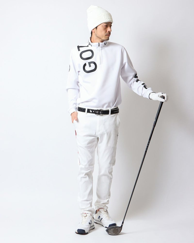 ホワイト：180cm67kg(Lサイズ着用)