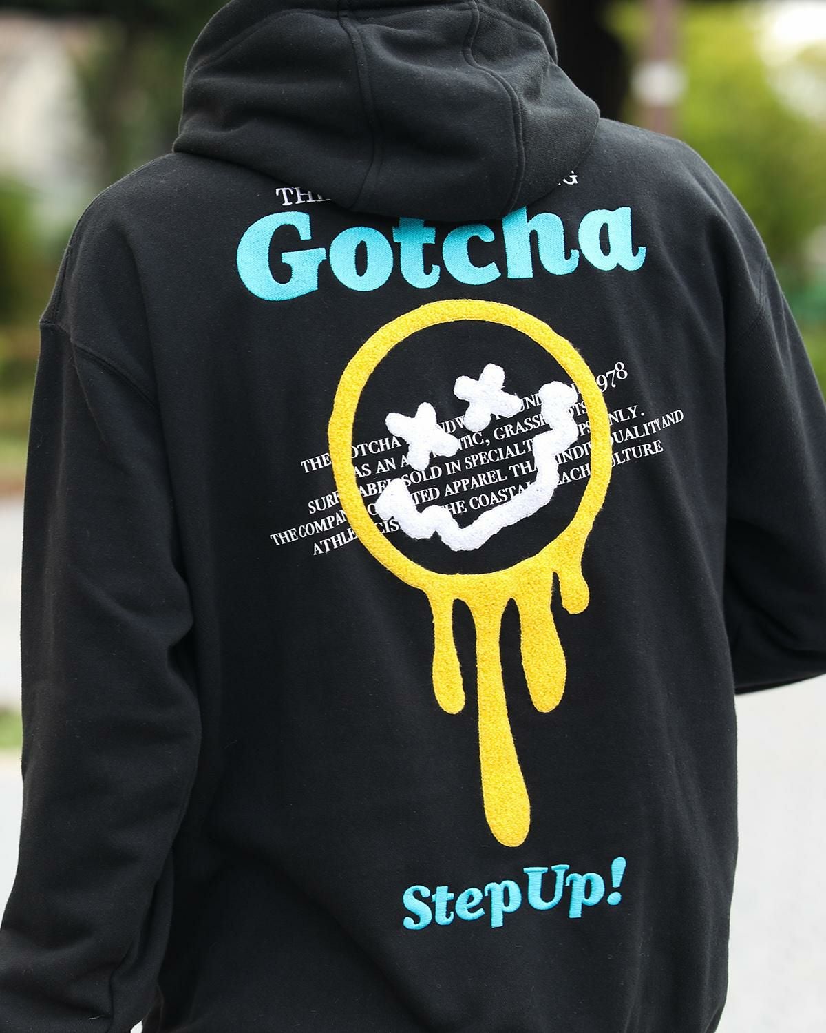 GOTCHA パーカー GOTCHA] ブルーグラデ ロゴライン セットアップ ジップパーカー | PEET
