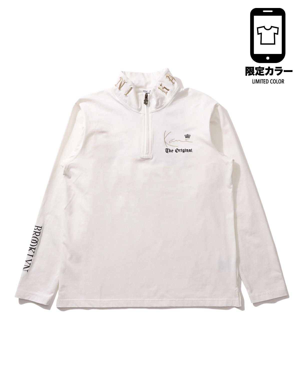 Karl Kani GOLF] ポイント ゴールド ハーフジップ ロンT | PEET ONLINE