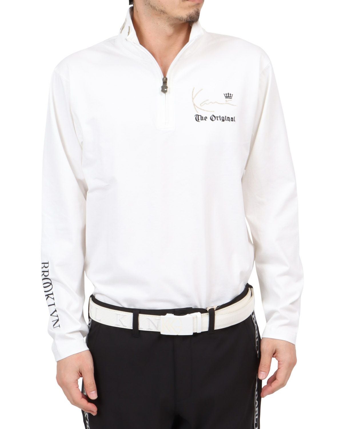Karl Kani GOLF] ポイント ゴールド ハーフジップ ロンT | PEET ONLINE