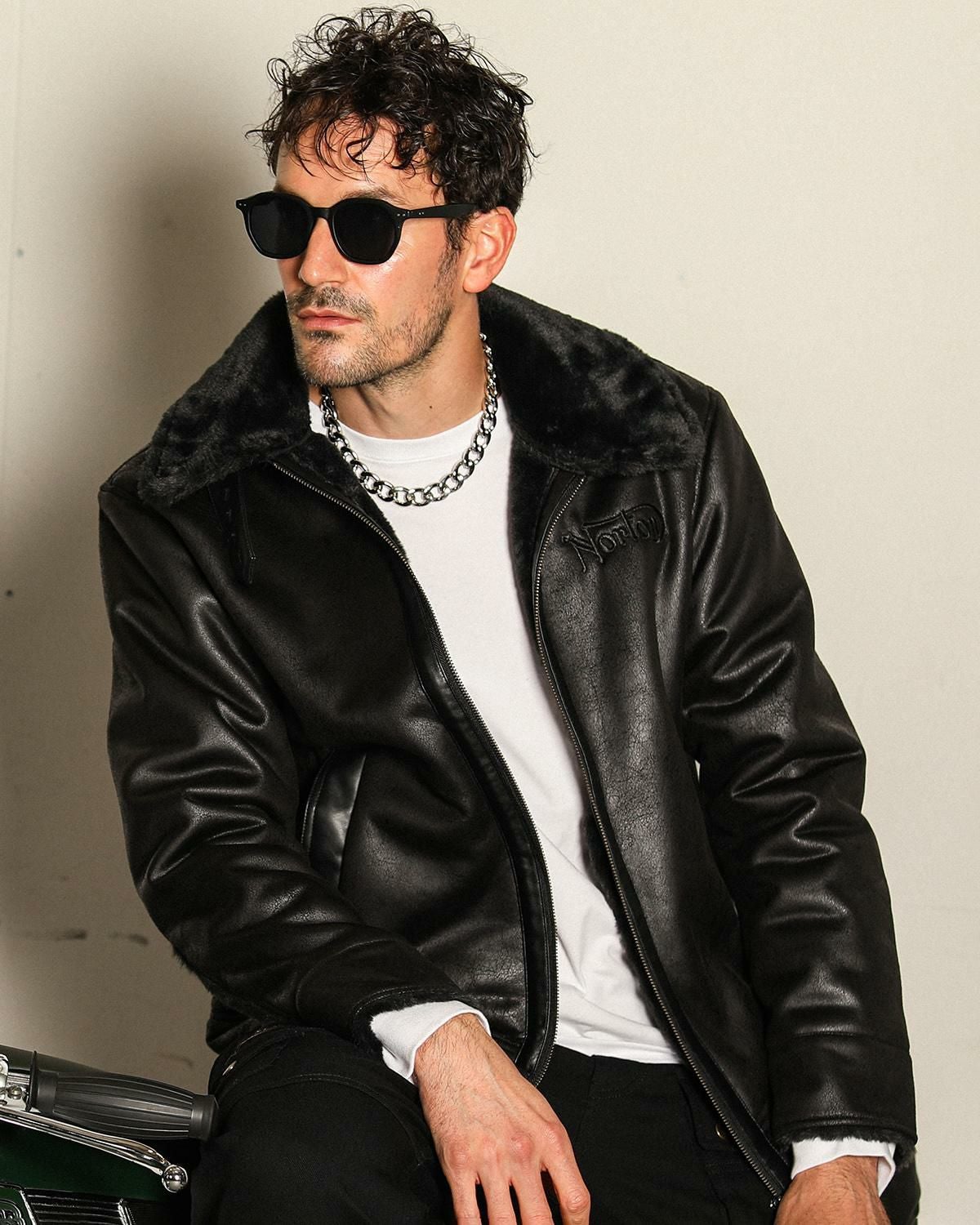 Norton] フェイクムートン ジャケット | PEET ONLINE STORE