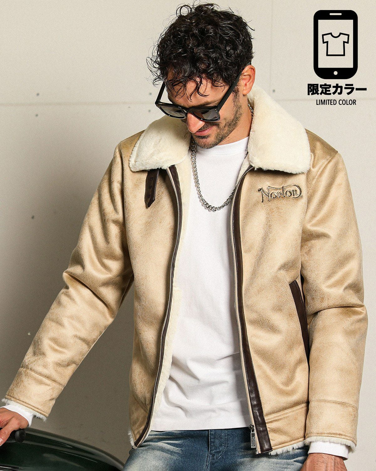 Norton] フェイクムートン ジャケット | PEET ONLINE STORE