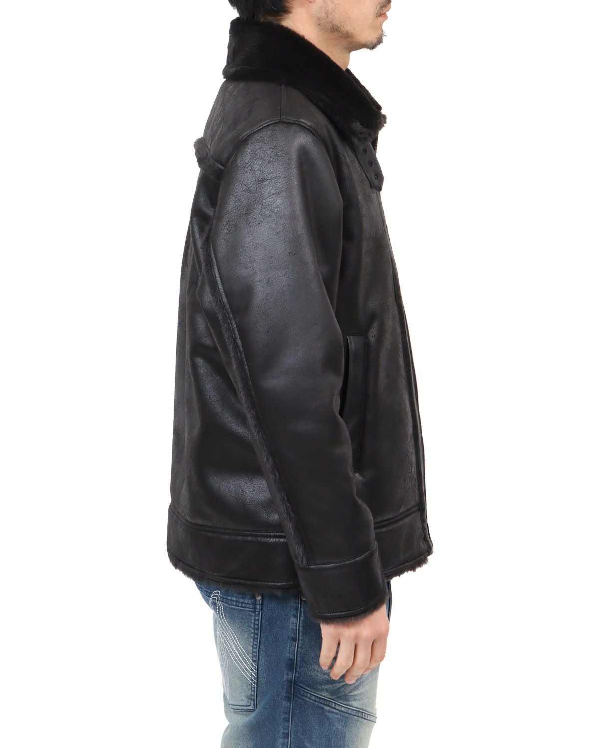 Norton] フェイクムートン ジャケット | PEET ONLINE STORE