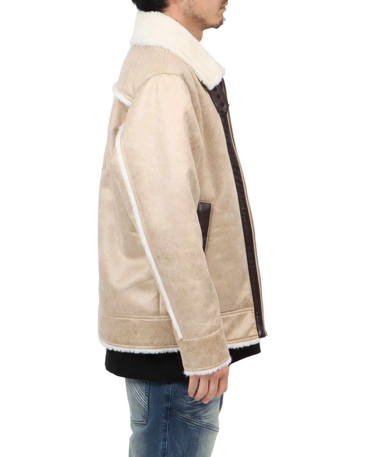 Norton] フェイクムートン ジャケット | PEET ONLINE STORE