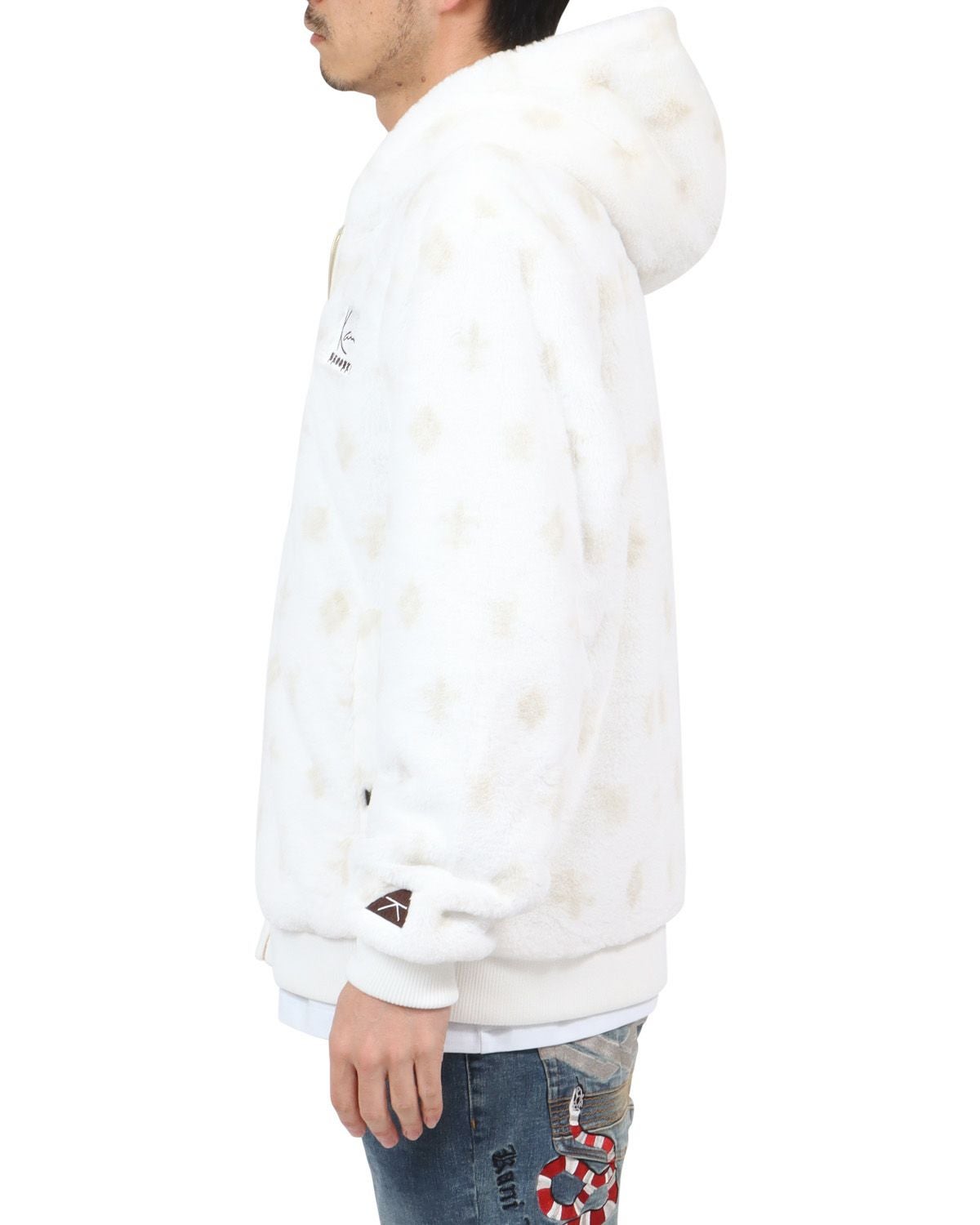 Karl Kani] 静電気防止 モノグラム ファー パーカー | PEET ONLINE STORE