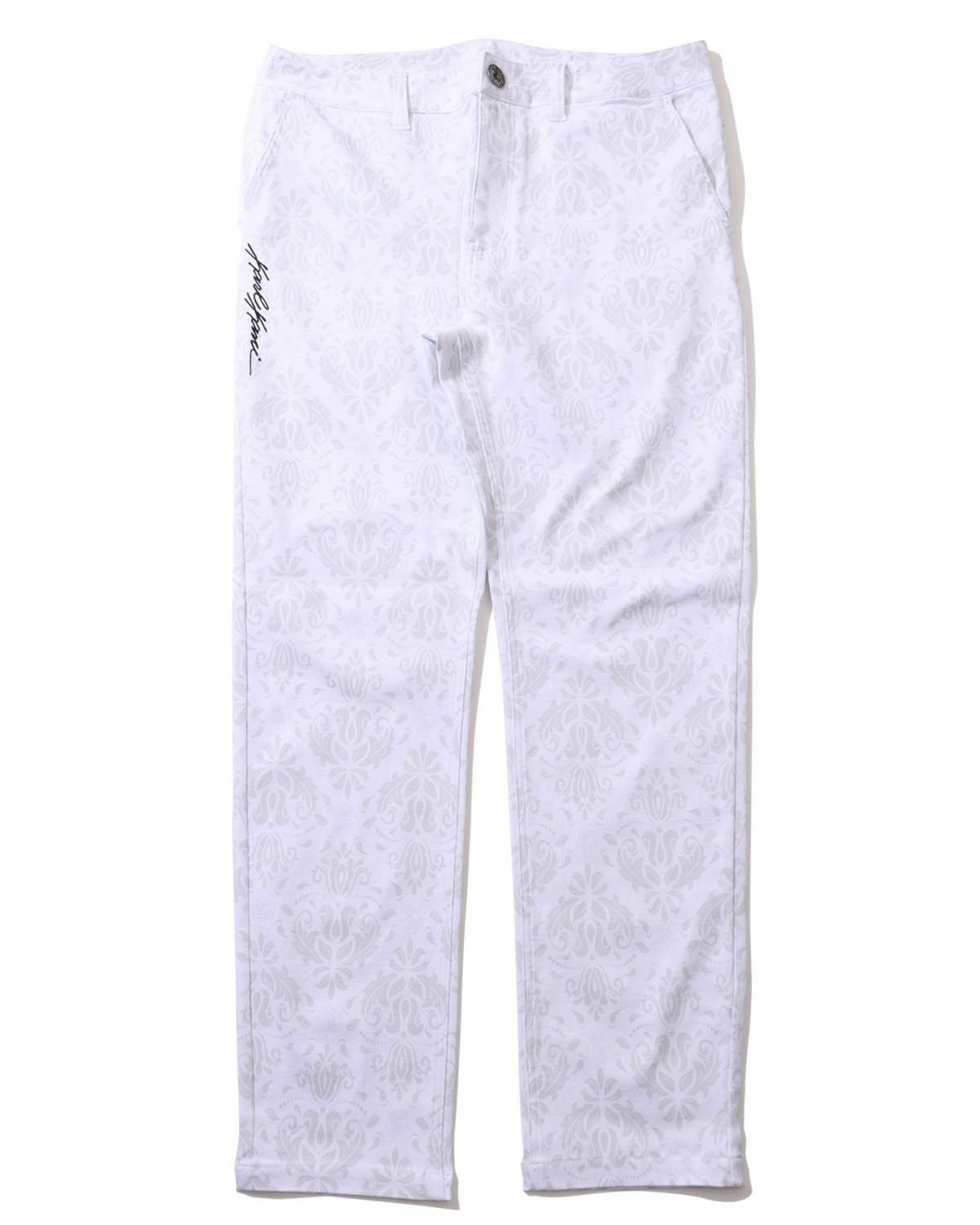 【新品・未使用品】　KarlKani Golf ロングパンツ Karl Kani GOLF] ガムストレッチ オリエンタル 総柄 ロングパンツ