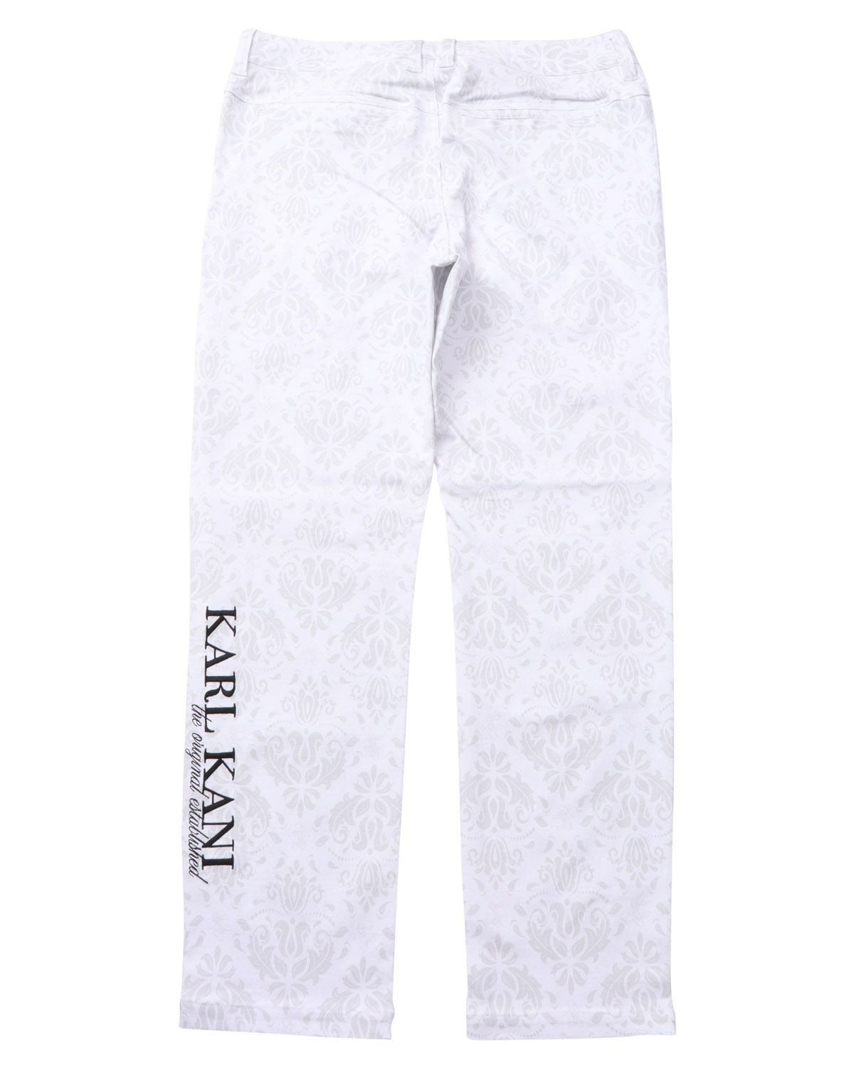 【新品・未使用品】　KarlKani Golf ロングパンツ Karl Kani GOLF] ガムストレッチ オリエンタル 総柄 ロングパンツ