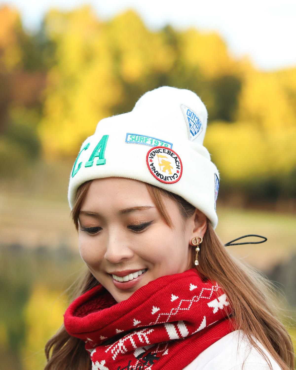 Golfickers 19th Hole ニット帽 GOTCHA GOLF] 刺繍ロゴ つば付き ニットキャップ | PEET ONLINE STORE