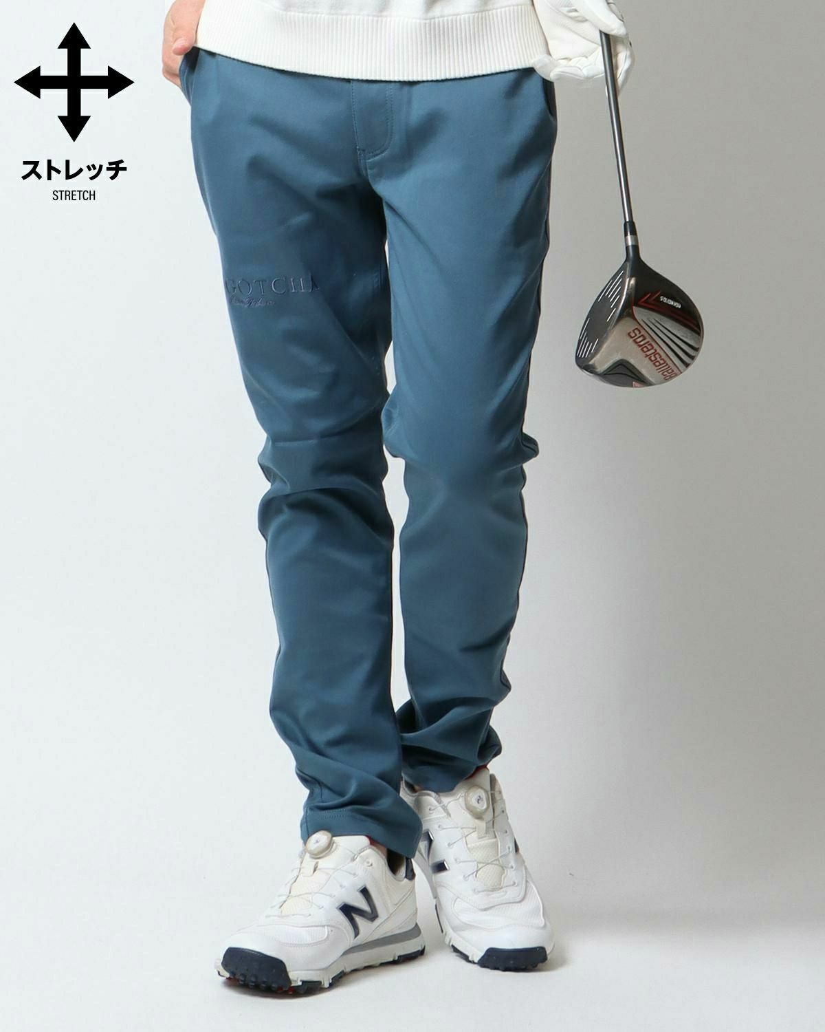 GOTCHA GOLF] ストレッチ ビッグロゴ ベーシック パンツ | PEET ONLINE