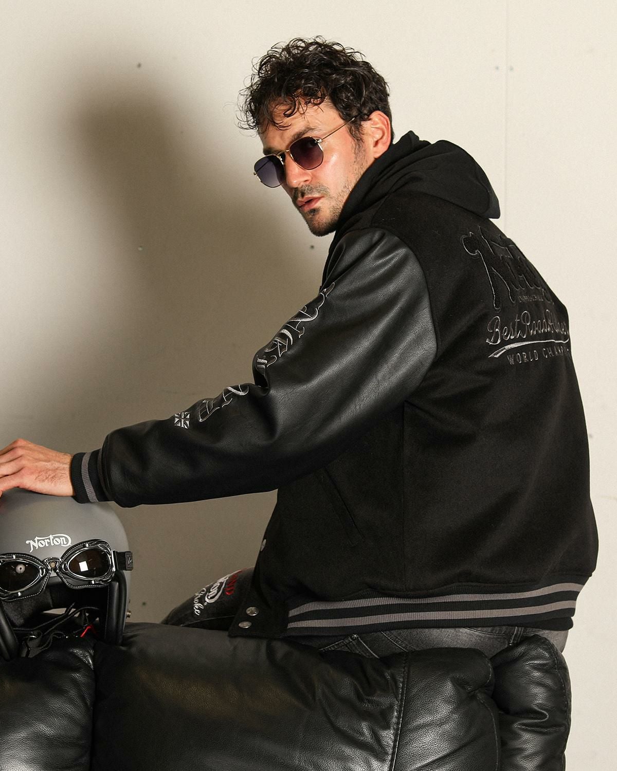 ジャンパーNorton ノートン（NORTON） Norton MAXデザイン衿スタンドリブPU中綿