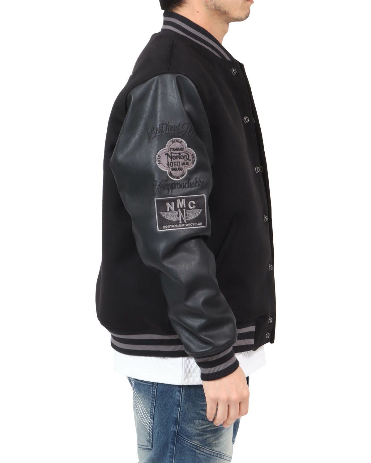 Norton] モノトーン サガラ スタジャン | PEET ONLINE STORE