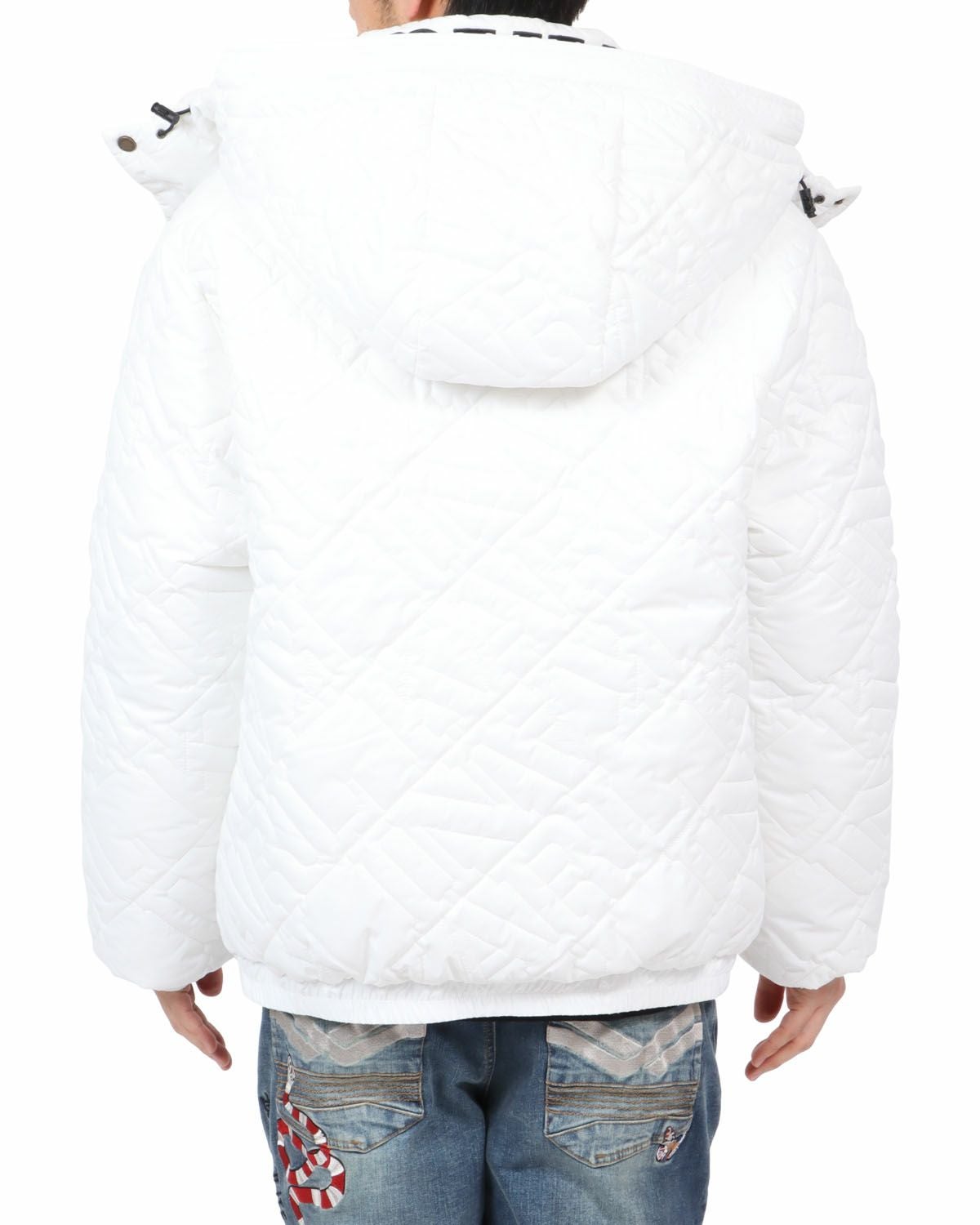 ☆新品、未使用品☆KARL KANI ダウンベスト ホワイト☆タグ付き Karl Kani] ロゴ キルト ダウン ジャケット | PEET ONLINE STORE
