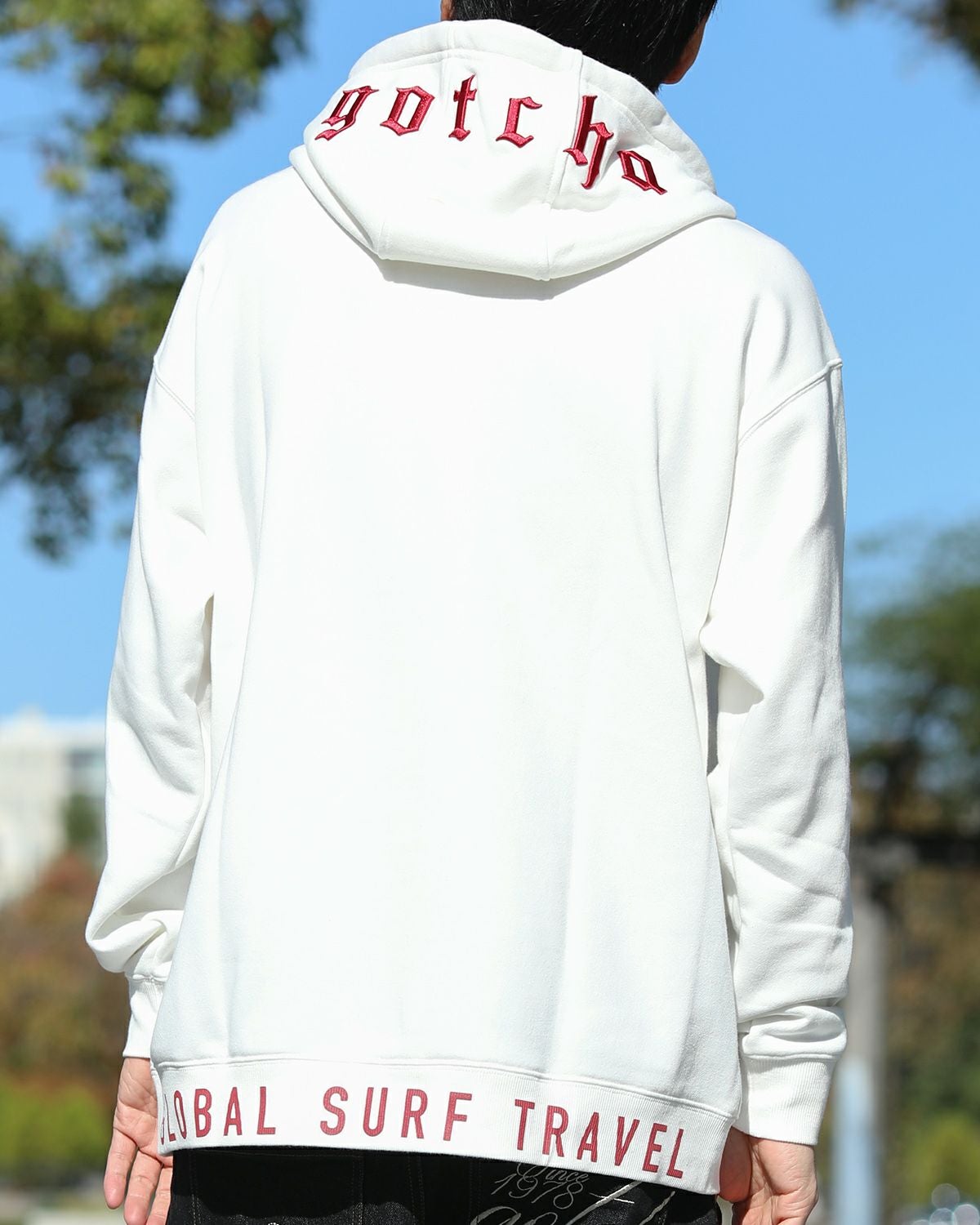 GOTCHA] ハーフジップ ロング丈 パーカー | PEET ONLINE STORE