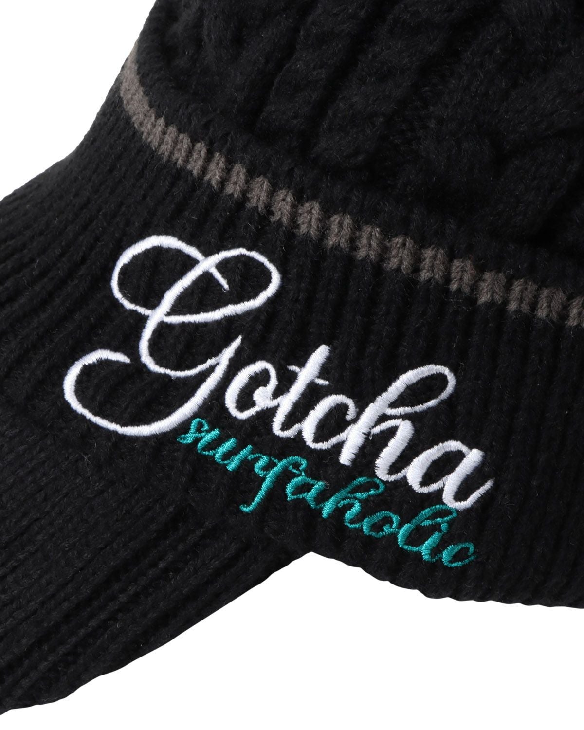 GOTCHA GOLF] ケーブル ジャカード つば付き ニット帽 | PEET ONLINE STORE
