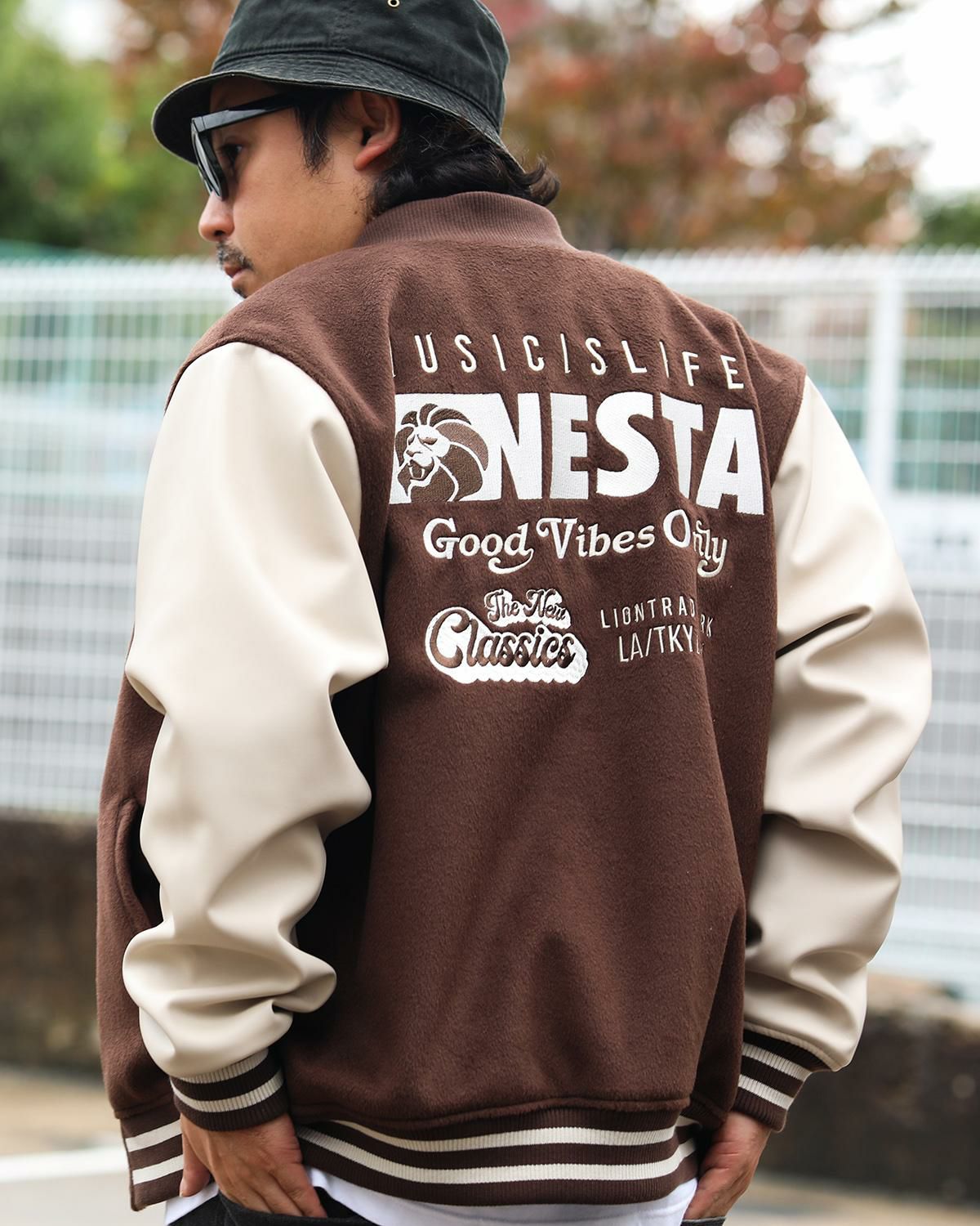NESTA BRAND] ロゴ 刺繍 スタジャン | PEET ONLINE STORE