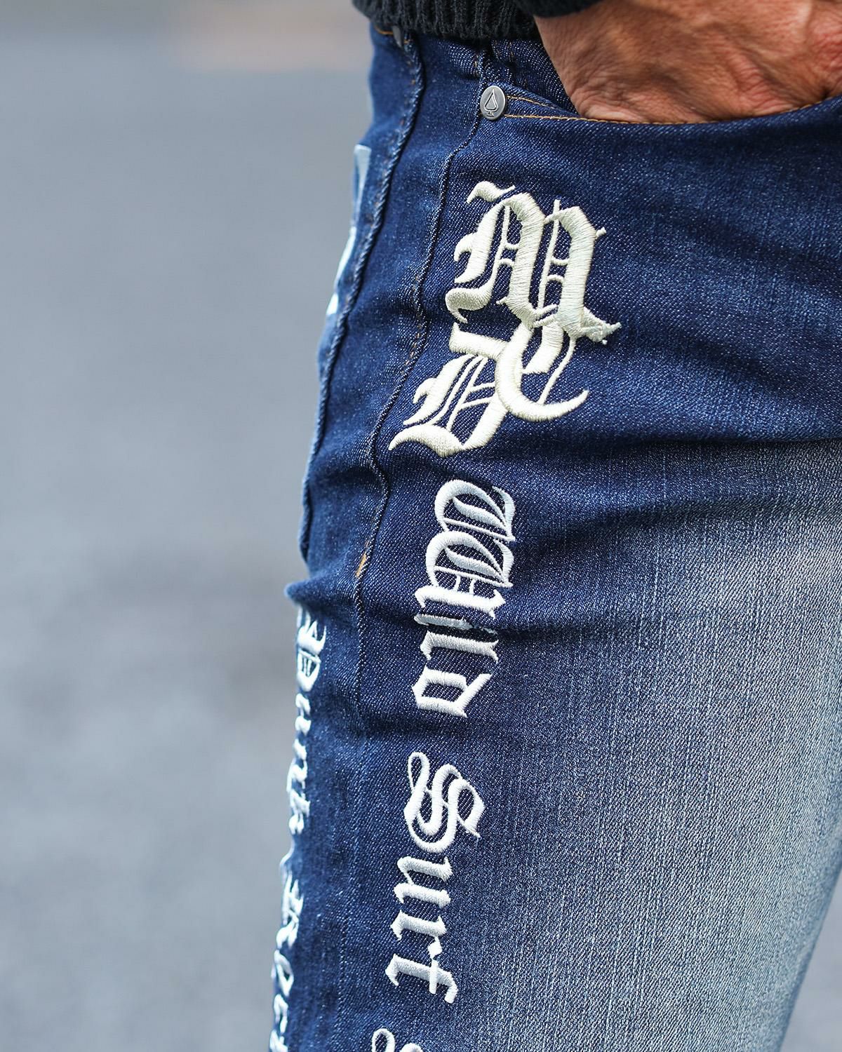 MCD] ストレッチ MAX 刺繍 デニムパンツ | PEET ONLINE STORE