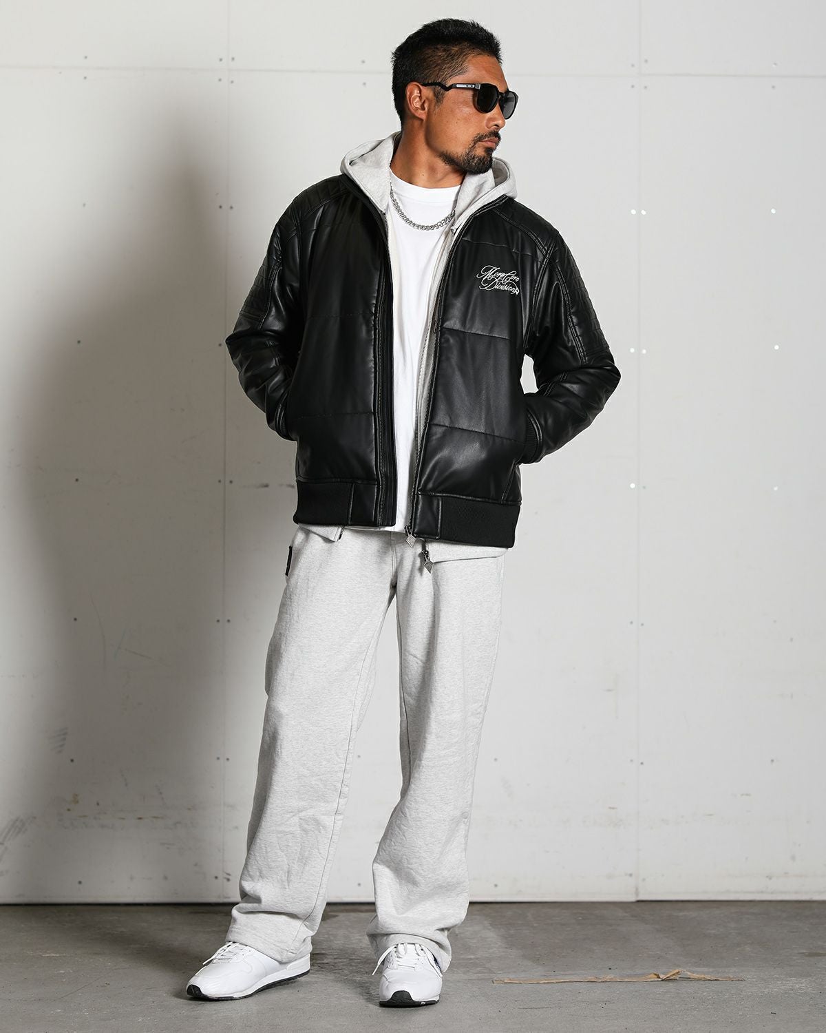 MCD] PU ライダース キルト 中綿 ジャケット | PEET ONLINE STORE