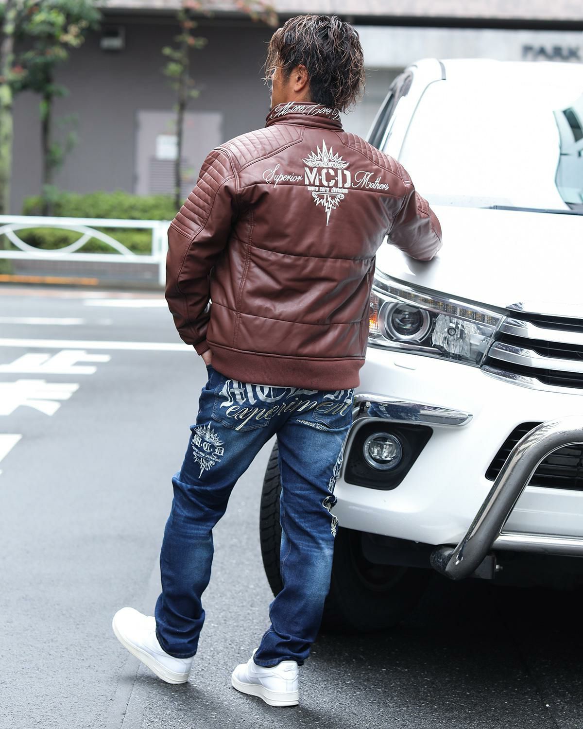 MCD] PU ライダース キルト 中綿 ジャケット | PEET ONLINE STORE