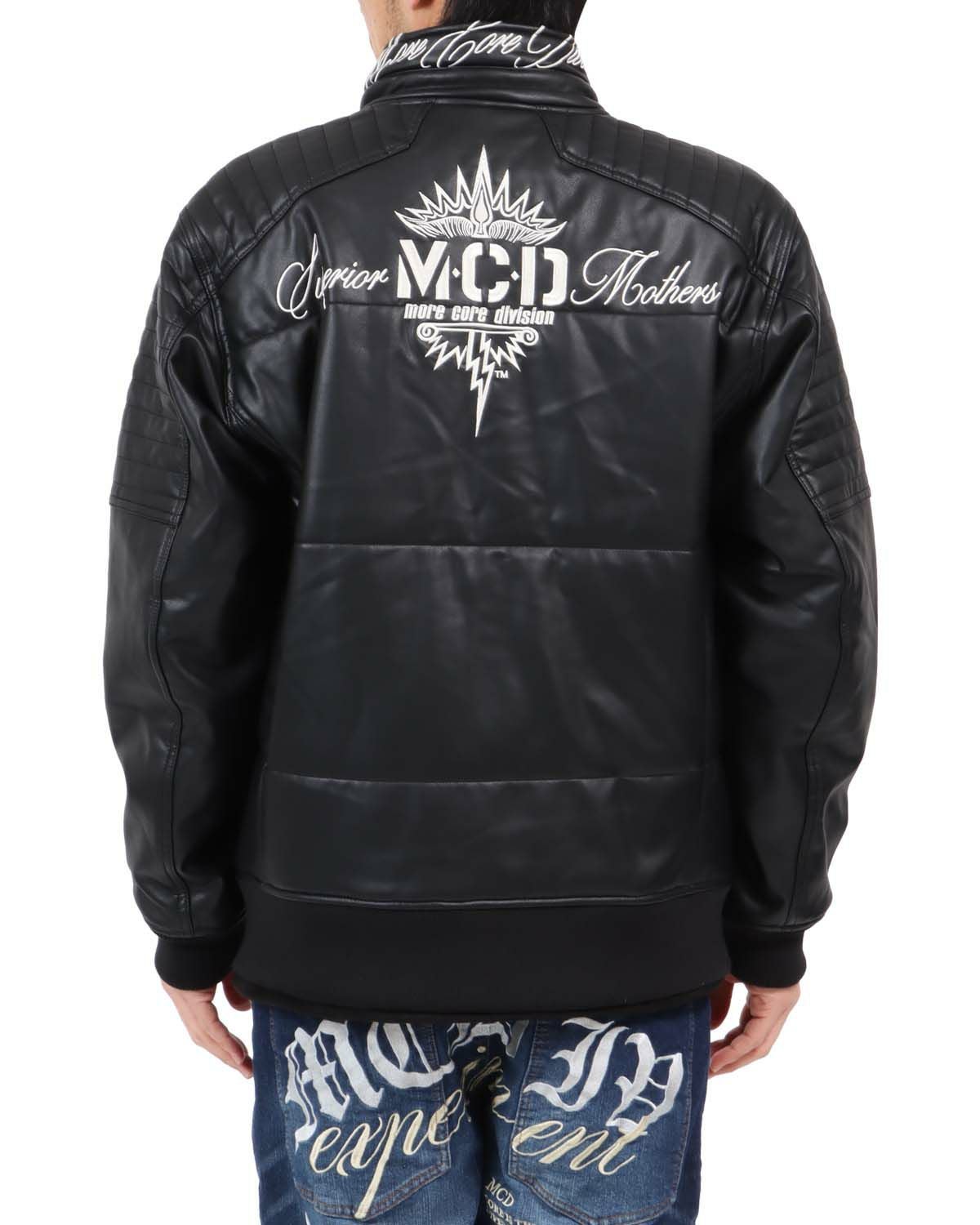 MCD] PU ライダース キルト 中綿 ジャケット | PEET ONLINE STORE