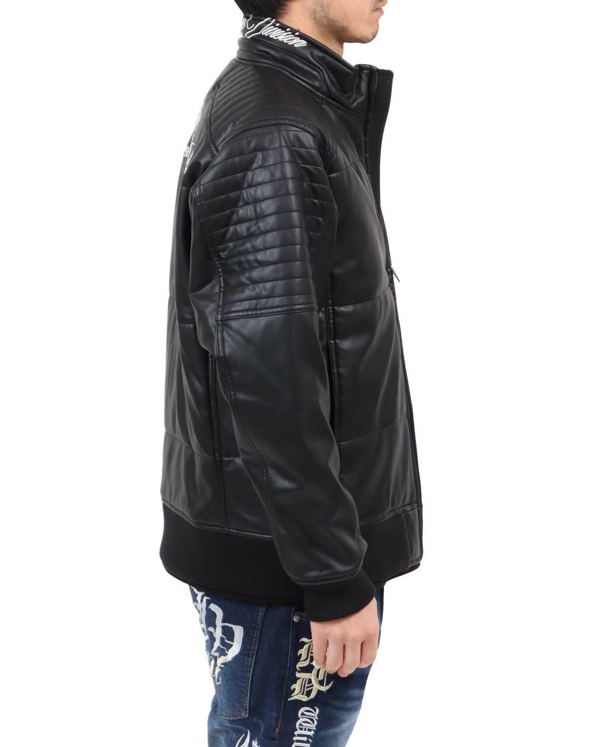 MCD] PU ライダース キルト 中綿 ジャケット | PEET ONLINE STORE