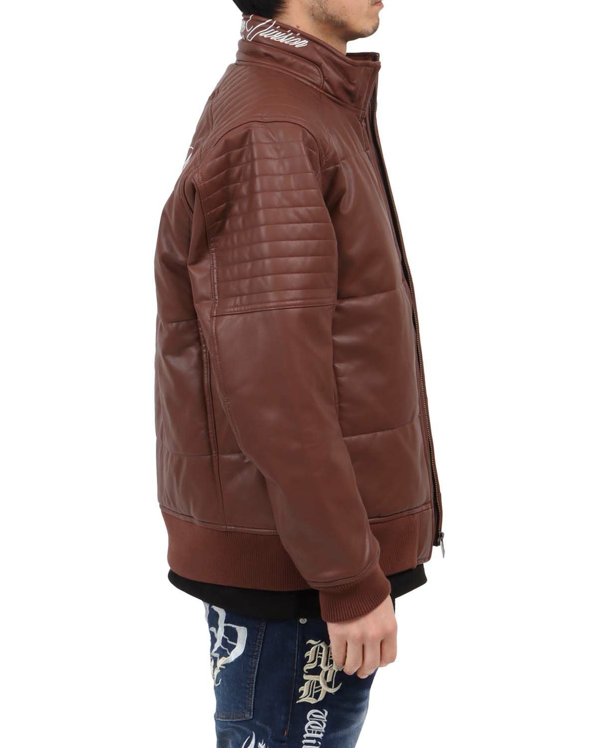 MCD] PU ライダース キルト 中綿 ジャケット | PEET ONLINE STORE