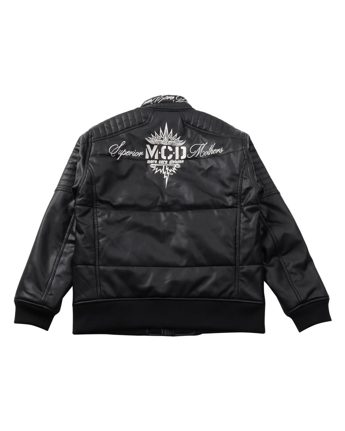 MCD] PU ライダース キルト 中綿 ジャケット | PEET ONLINE STORE