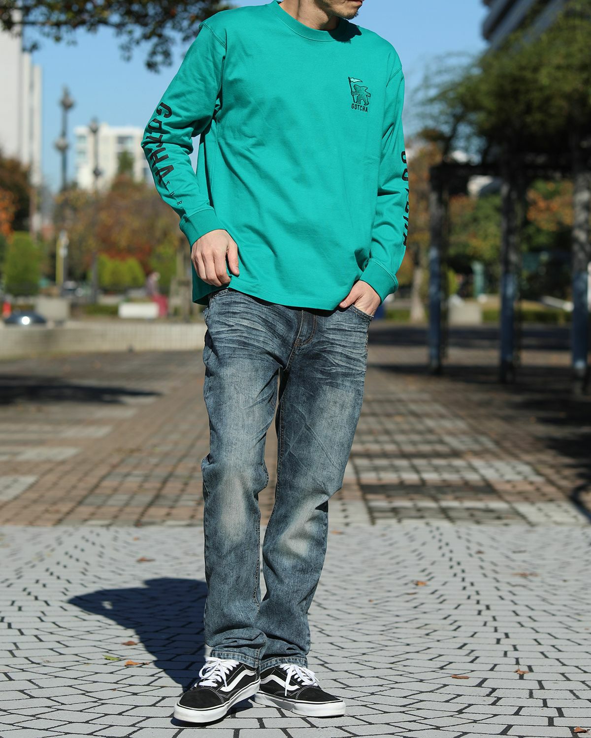GOTCHA] ベーシック ロゴ ロンT | PEET ONLINE STORE